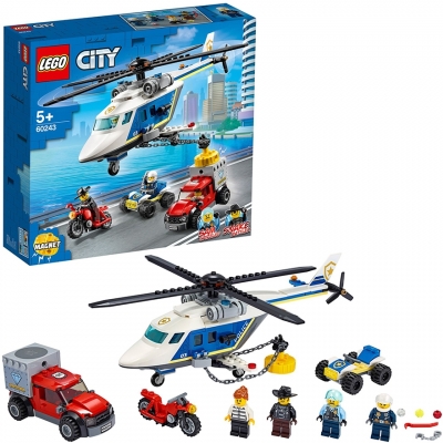 Urmarire cu elicopterul politiei 60243 LEGO City