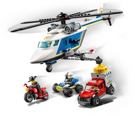Urmarire cu elicopterul politiei 60243 LEGO City
