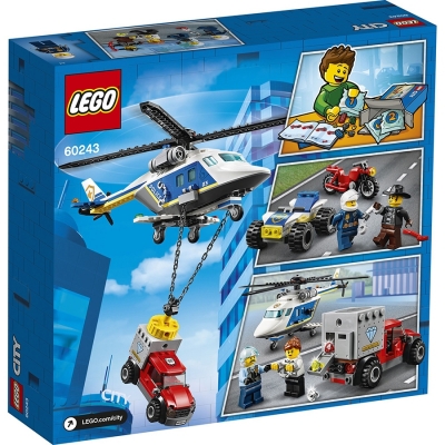 Urmarire cu elicopterul politiei 60243 LEGO City