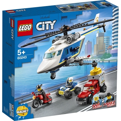 Urmarire cu elicopterul politiei 60243 LEGO City