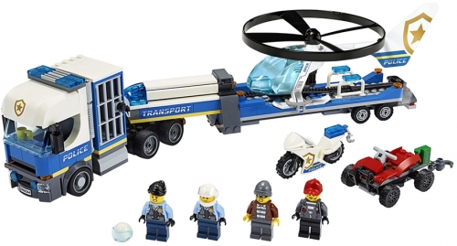 Transportul elicopterului de politie 60244 LEGO City