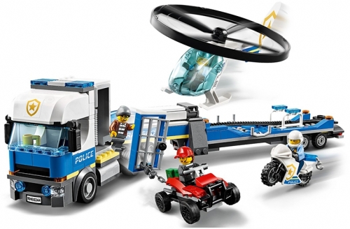 Transportul elicopterului de politie 60244 LEGO City