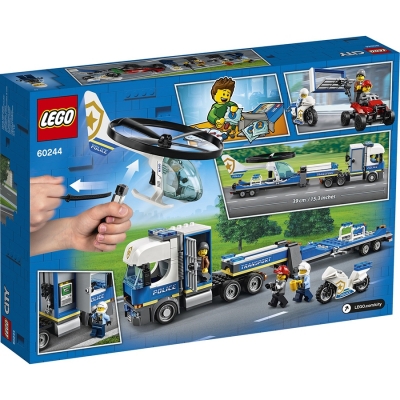 Transportul elicopterului de politie 60244 LEGO City