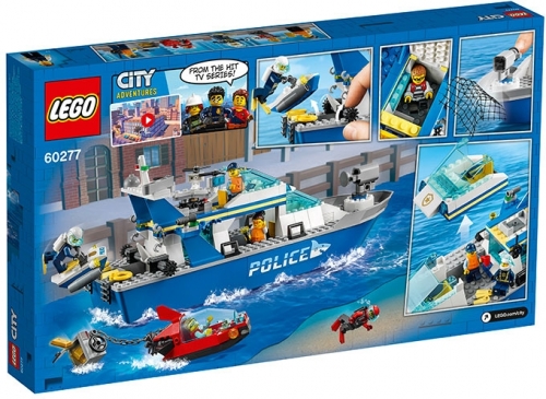 Barca de patrula a politiei 60277 LEGO City 