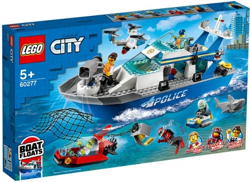Barca de patrula a politiei 60277 LEGO City 