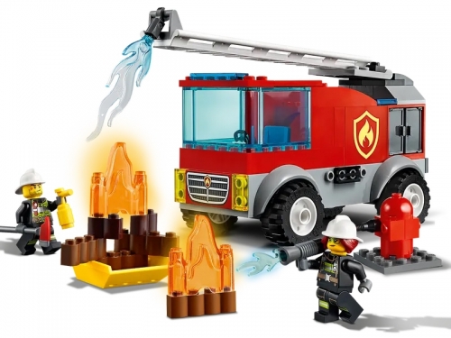 Masina de pompieri cu scara 60280 LEGO City 
