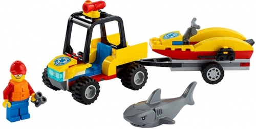 ATV si barca de salvamari 60286 LEGO City
