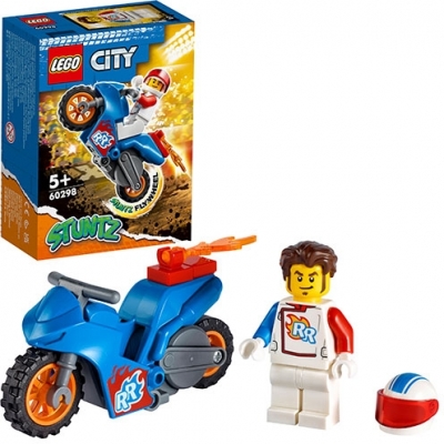 Motocicleta de cascadorii cu racheta 60298 LEGO City 