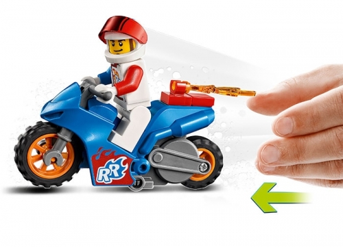 Motocicleta de cascadorii cu racheta 60298 LEGO City 