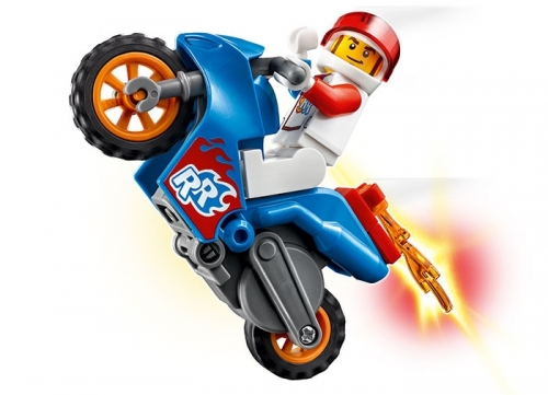 Motocicleta de cascadorii cu racheta 60298 LEGO City 