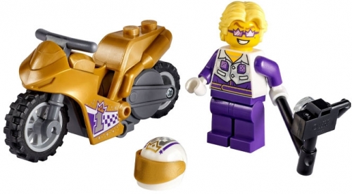 Motocicleta de cascadorii Selfie 60309 LEGO City 