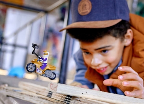 Motocicleta de cascadorii Selfie 60309 LEGO City 
