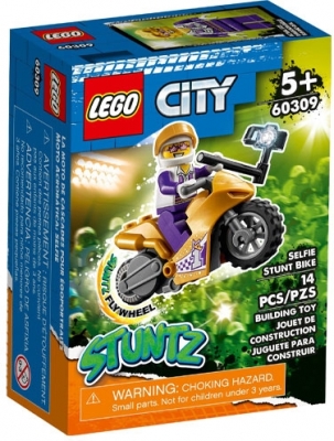 Motocicleta de cascadorii Selfie 60309 LEGO City 
