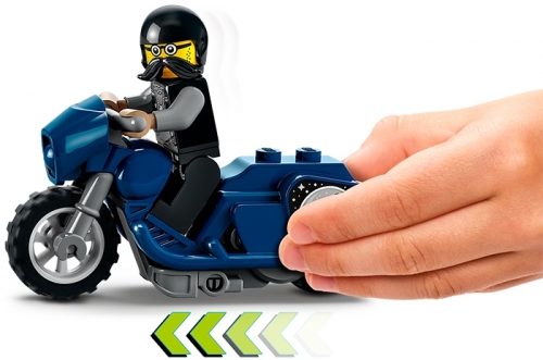 Motocicleta de cascadorii 60331 LEGO City