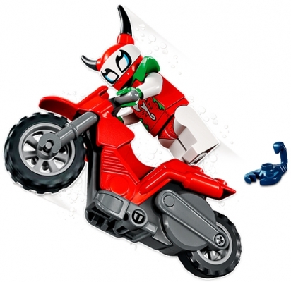 Motocicleta scorpion de cascadorii 60332 LEGO City