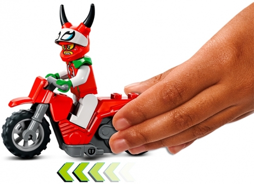 Motocicleta scorpion de cascadorii 60332 LEGO City