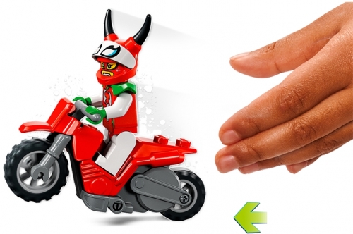 Motocicleta scorpion de cascadorii 60332 LEGO City