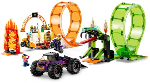 Arena cu bucla dubla 60339 LEGO City