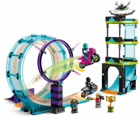 Provocarea suprema de cascadorii pe motocicleta 60361 LEGO City