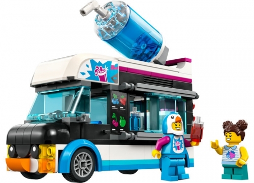 Camioneta-pinguin cu granita 60384 LEGO City 