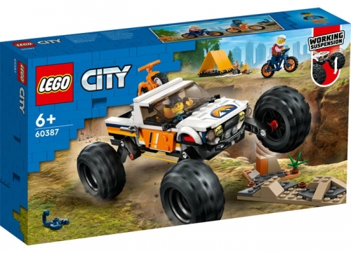 Aventuri off road cu vehicul 4x4 60387 LEGO City 