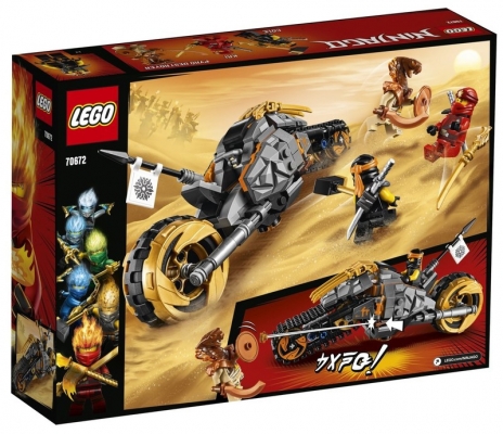 Motocicleta de teren a lui Cole 70672 LEGO Ninjago