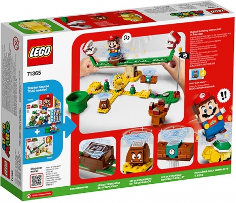 Set de extindere Toboganul Plantei Piranha 71365 LEGO Super Mario 