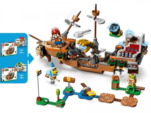 Set de Extindere Nava Aeriana a lui Bowser 71391 LEGO Super Mario