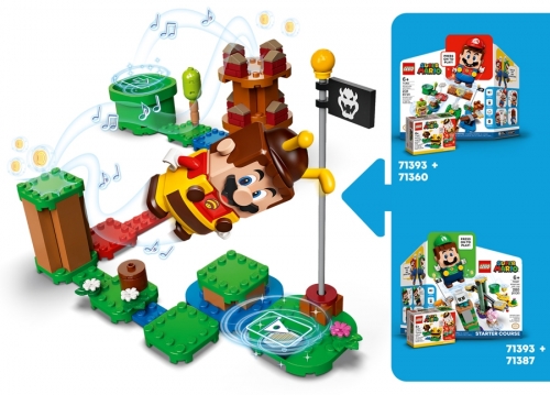 Costum de Puteri: Mario Albina 71393 LEGO Super Mario