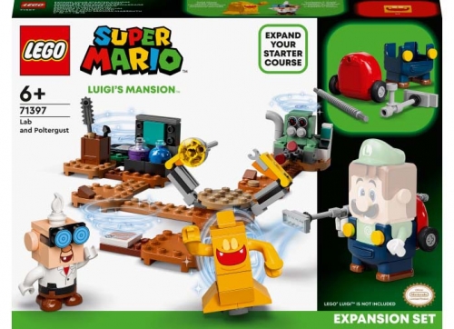 Set de extindere Luigi's Mansion Laborator si Poltergust 71397 LEGO Super Mario 