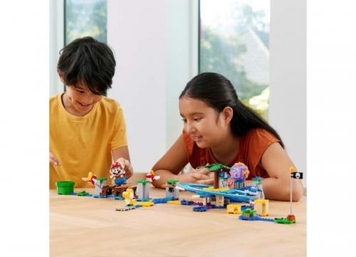 Set de extindere Distractie pe plaja cu Big Urchin 71400 LEGO Super Mario 