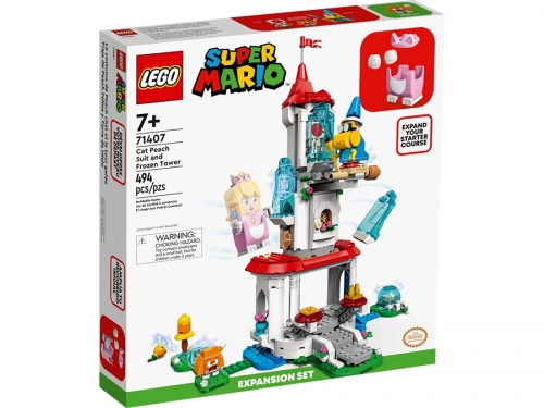 Set de extindere - Turnul inghetat si costum de pisica Peach 71407 LEGO Super Mario