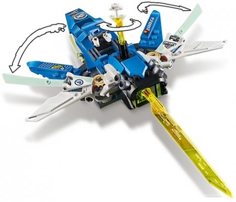 Masinile de curse ale lui Jay si Lloyd 71709 LEGO Ninjago