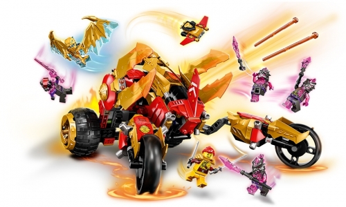 Vehiculul Dragon de Aur al lui Kai 71773 LEGO Ninjago 