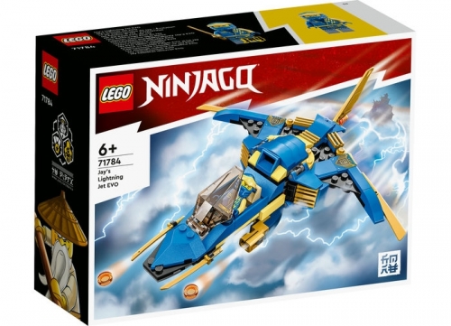 Avionul cu reactie Fulger EVO al lui Jay 71784 LEGO Ninjago 