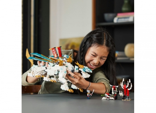 Creatura Dragon de gheata a lui Zane 71786 LEGO Ninjago 