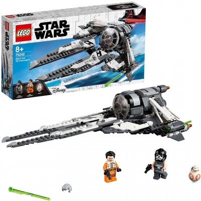 TIE Interceptor Asul negru 75242 LEGO Star Wars