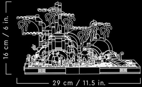 Diorama Antrenamentul Jedi de pe Dagobah 75330 LEGO Star Wars