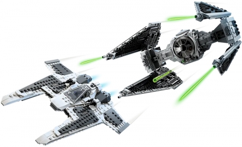 Fang Fighter mandalorian vs TIE Interceptor 75348 LEGO Star Wars