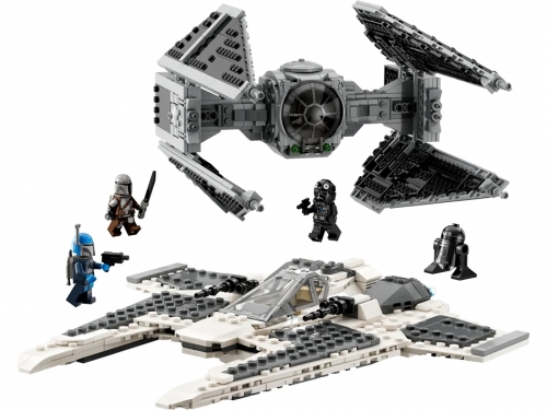 Fang Fighter mandalorian vs TIE Interceptor 75348 LEGO Star Wars