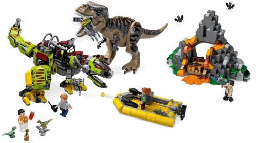 Lupta T. rex contra Dino-Mech 75938 LEGO Jurassic World