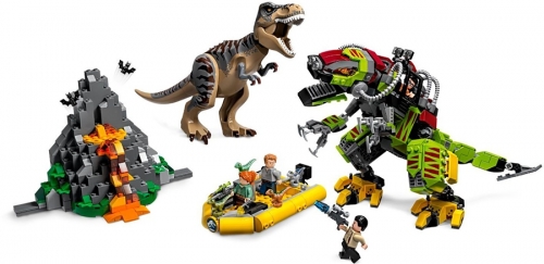 Lupta T. rex contra Dino-Mech 75938 LEGO Jurassic World