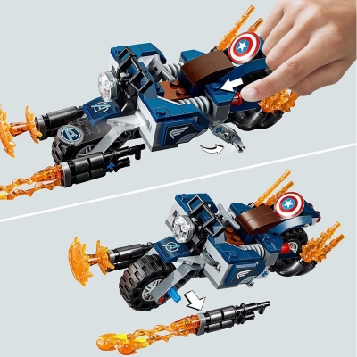 Captain America: Atacul Outriderilor 76123 LEGO Marvel Avengers