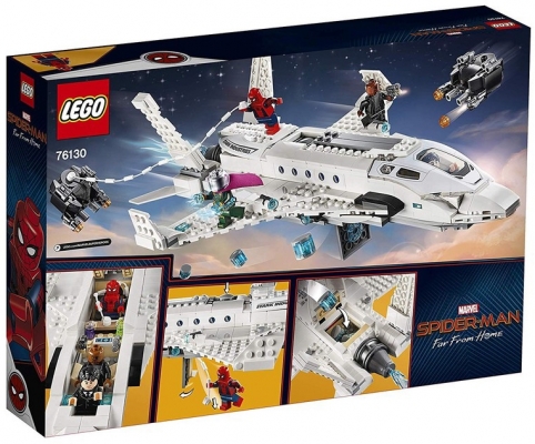 Avionul Stark si atacul dronelor 76130 LEGO Marvel Super Heroes