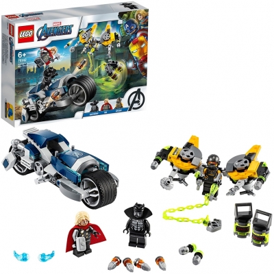 Atacul Razbunatorilor cu motocicleta 76142 LEGO Marvel Super Heroes
