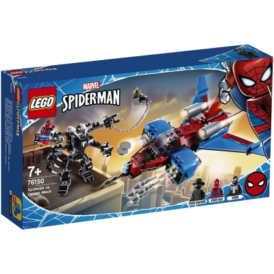 Spiderjet contra Robotul Venom 76150 LEGO Spiderman Marvel Super Heroes