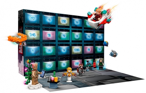 Calendar de Craciun Gardienii Galaxiei 76231 LEGO Marvel Super Heroes 