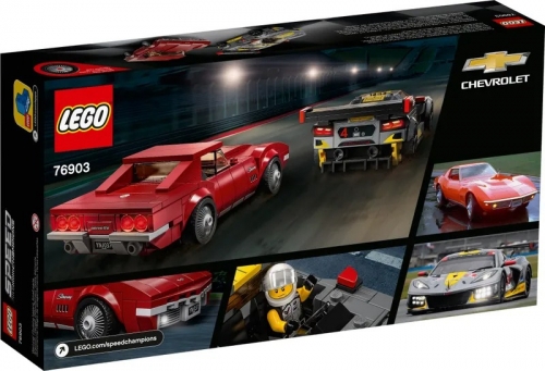 Chevrolet Corvette C8.R si 1968 Chevrolet Corvette 76903 LEGO Speed Champions 