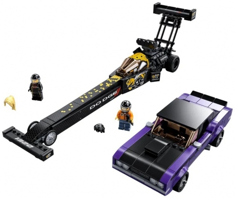 Mopar Dodge SRT Top Fuel Dragster si 1970 Dodge Challenger 76904 LEGO Speed Champions 