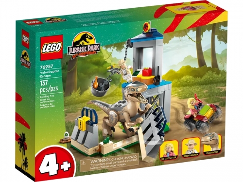 Evadarea dinozaurului Velociraptor 76957 LEGO Jurassic World